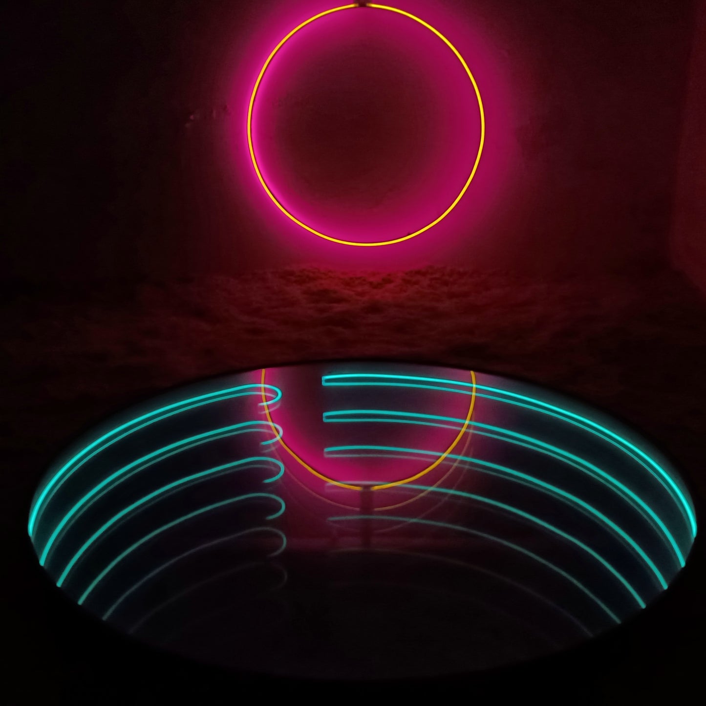 Sunset over the lake